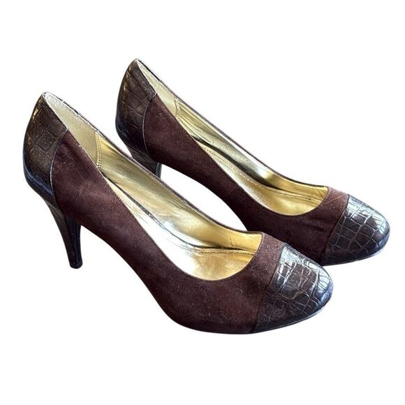 Style & Co Dolores Heels eith crocodile texture - Picture 1 of 7